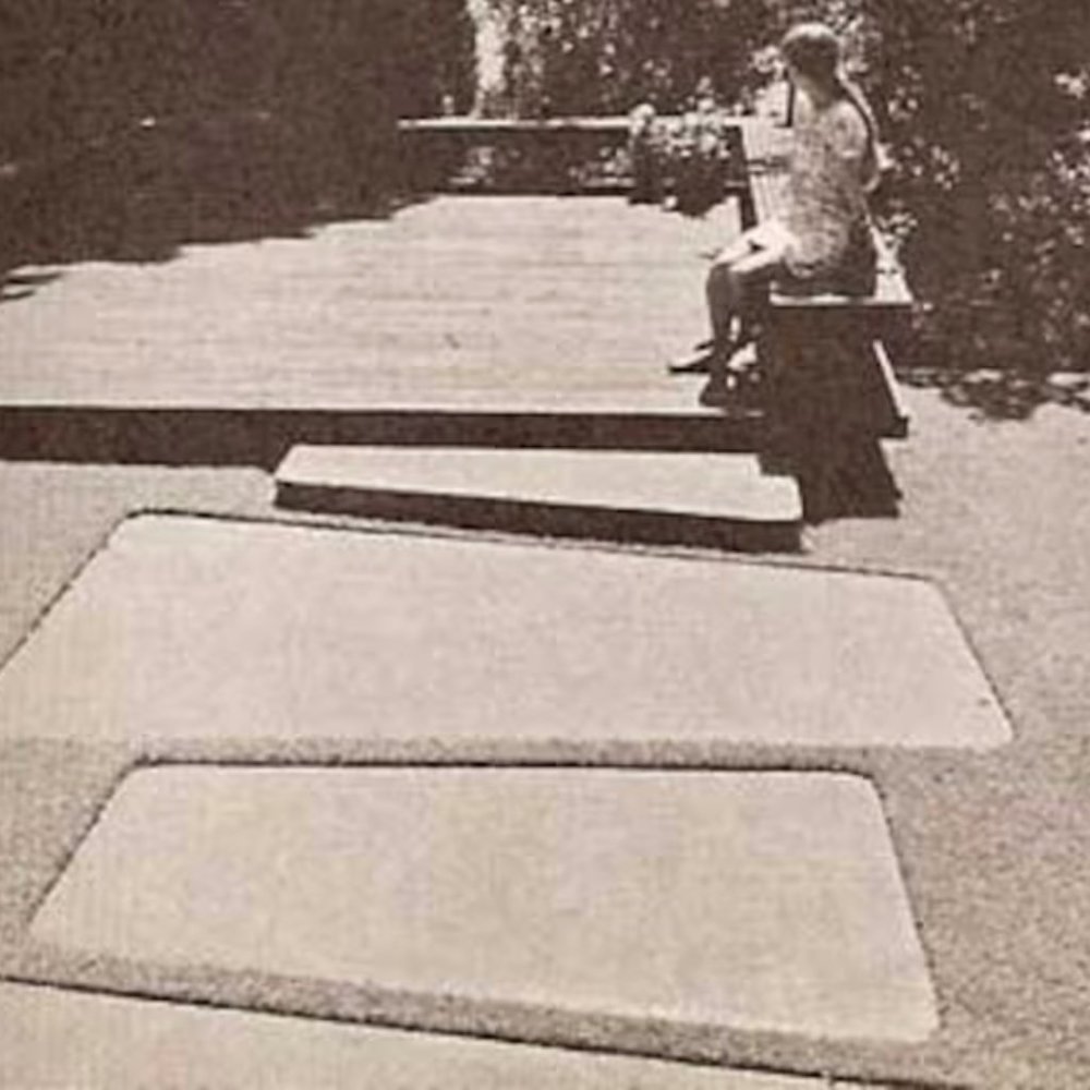 How To Build Walks Walls Patio Floors 1973 MID CENTURY modern landscape design
